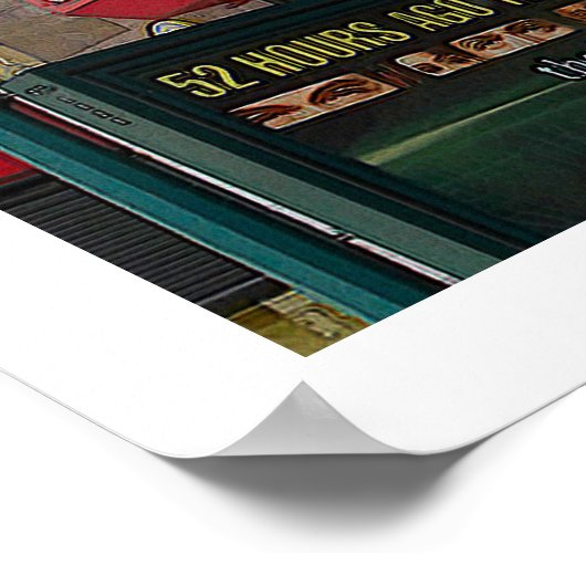 "Hot Dog King" Urban59 Studio Poster (Ecke)