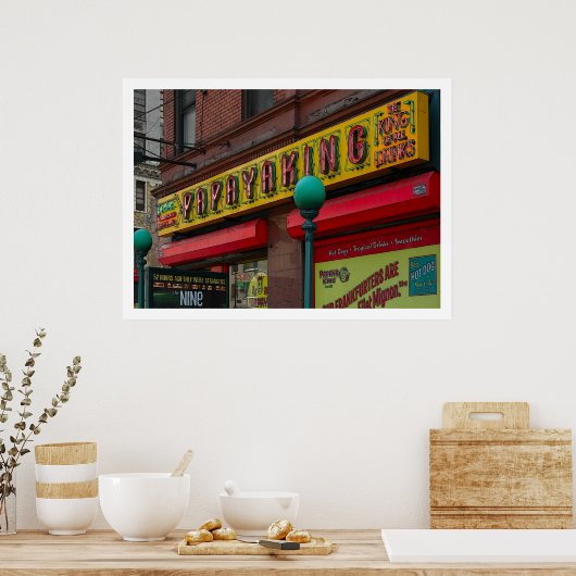 "Hot Dog King" Urban59 Studio Poster (Küche)