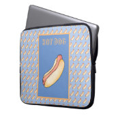 Hot Dog Laptopschutzhülle (Vorderseite Links)