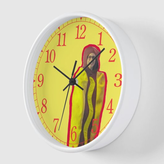 Hot Dog Lehrer Uhr (Winkel)