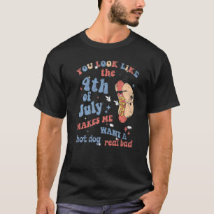 Hot Dog Liebe USA Sie sehen aus wie Amerikanische T-Shirt