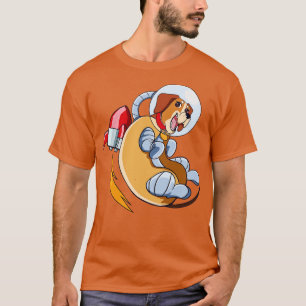 Hot Dog Lover Dog mit Rakel T-Shirt