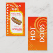 Hot-Dog-Loyalität Treuekarte (Vorne/Hinten)