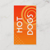 Hot-Dog-Loyalität Treuekarte (Rückseite)