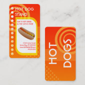 Hot-Dog-Loyalität Treuekarte (Vorne/Hinten)