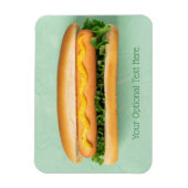 Hot Dog-Magnet für benutzerdefinierten Text Magnet (Vertikal)