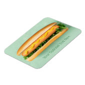 Hot Dog-Magnet für benutzerdefinierten Text Magnet (Linke Seite)