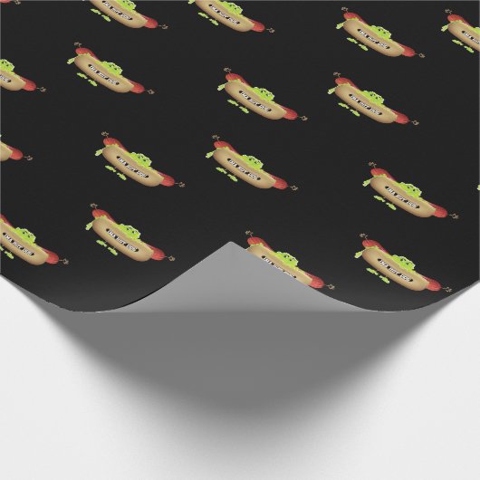 HOT DOG MAN GESCHENKPAPIER (Ecke)