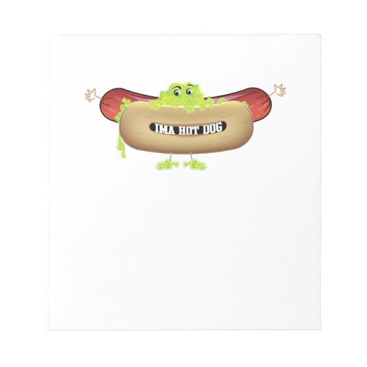 HOT DOG MAN NOTIZBLOCK (Vorderseite)