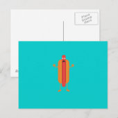 Hot Dog man Postkarte (Vorne/Hinten)