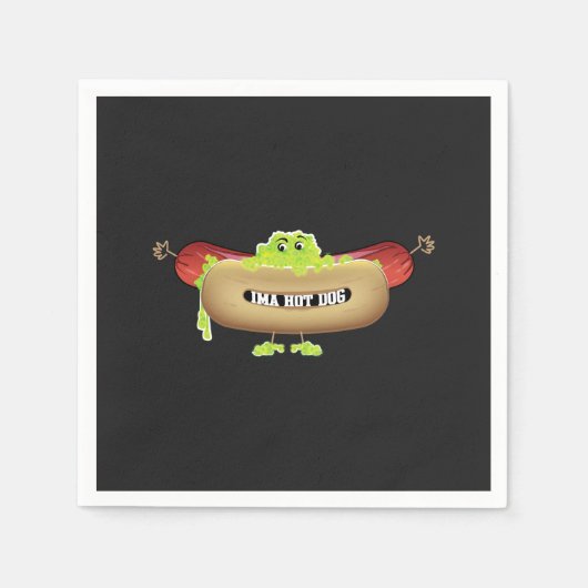 HOT DOG MAN SERVIETTE (Vorderseite)