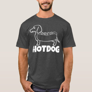 Hot Dog mit Hot Dog T-Shirt