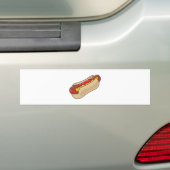 Hot Dog mit Ketschup und Senfgrafik Autoaufkleber (Auf Auto)