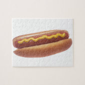 Hot Dog mit Senf Puzzle (Horizontal)