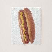 Hot Dog mit Senf Puzzle (Vertikal)