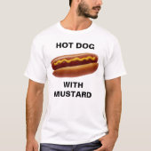 Hot Dog mit Senf T-Shirt (Vorderseite)