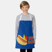 Hot Dog mit Senf und Ketchup Schürze (Getragen)