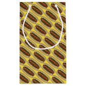 Hot Dog Mustard Relish Frankfurter Hotdog Weiner Kleine Geschenktüte (Rückseite)