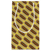 Hot Dog Mustard Relish Frankfurter Hotdog Weiner Kleine Geschenktüte (Vorderseite)