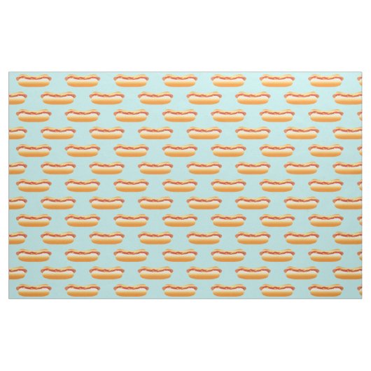 Hot Dog Muster Stoff (Fat Quarter (45,7 x 55,9 cm))