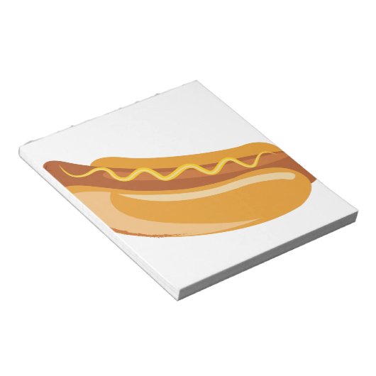 Hot Dog Notizblock (angewinkelt)