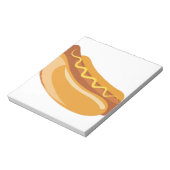 Hot Dog Notizblock (Rotiert)