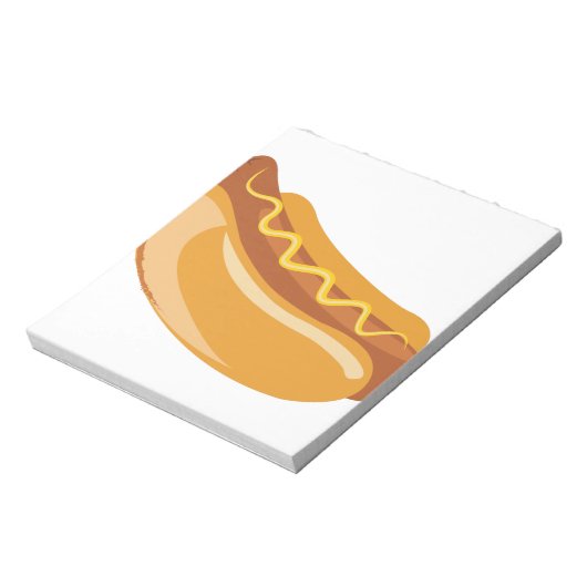 Hot Dog Notizblock (Rotiert)