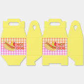 Hot Dog on Gingham Picnic Tablecloth w/Condition Geschenkschachtel (Ungeklappt)