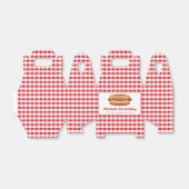 Hot Dog On Red Gingham Birthday Vielen Dank Geschenkschachtel (Ungefaltet)
