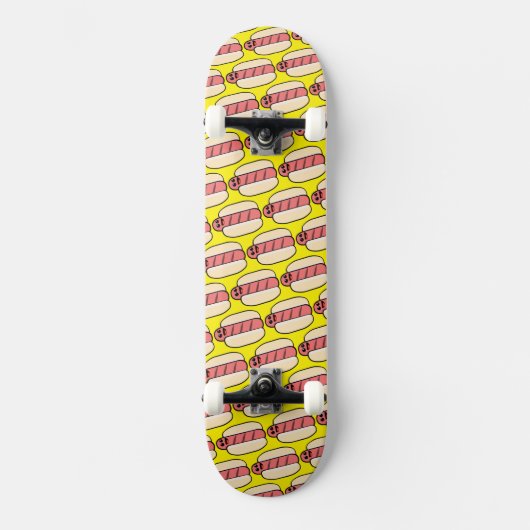 Hot Dog Party Skateboard (Vorderseite)