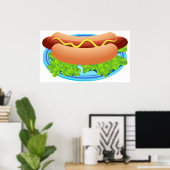 Hot Dog Poster (Heimbüro)
