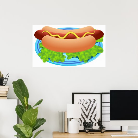 Hot Dog Poster (Heimbüro)