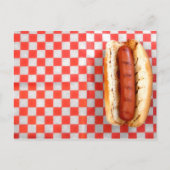 Hot Dog Postkarte (Vorderseite)