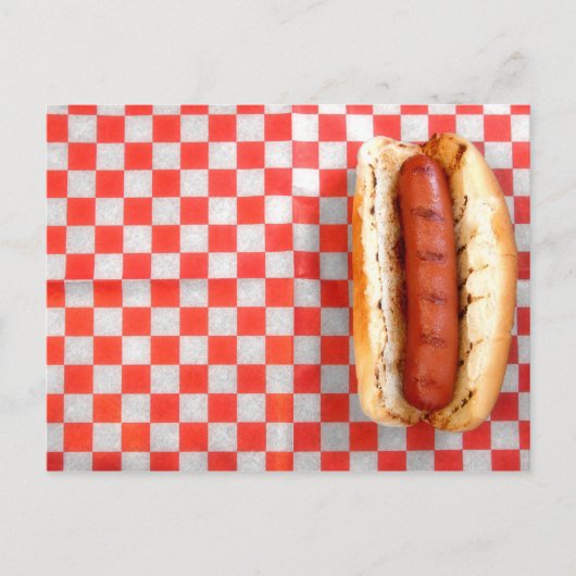 Hot Dog Postkarte (Vorderseite)