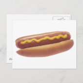 Hot Dog Postkarte (Vorne/Hinten)
