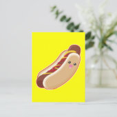 Hot Dog! Postkarte (Stehend Vorderseite)