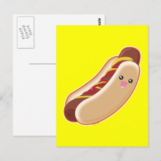 Hot Dog! Postkarte (Vorne/Hinten)