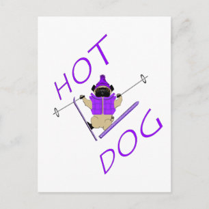 Hot Dog Postkarte