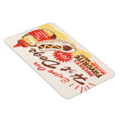 Hot Dog Premium Magnet (Rechte Seite)