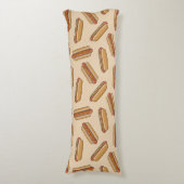 Hot Dog Seitenschläferkissen (Vorderseite Vertikal)