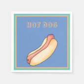 Hot Dog Serviette (Vorderseite)