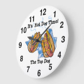 Hot Dog Shop Wall Uhr (Winkel)