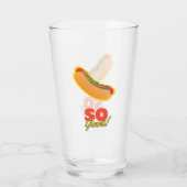 Hot Dog So gut! Glas (Rückseite)