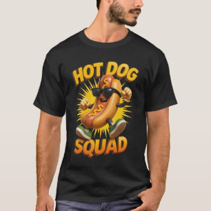Hot Dog Squad Funny Feinschmecker Fast Food Spaß S T-Shirt