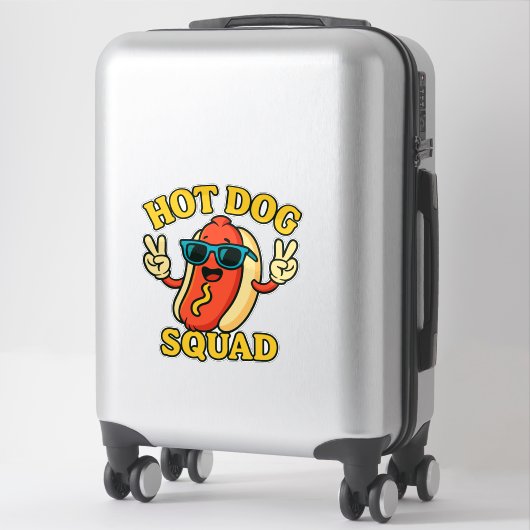 Hot Dog Squad Hot Dog Stand Team Hotdog Crew Aufkleber (Koffer)
