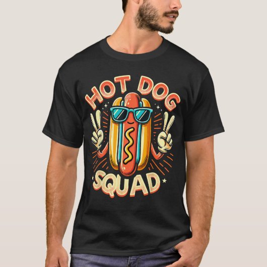 Hot Dog Squad Hot Dog Stand Team Hotdog Crew for M T-Shirt (Vorderseite)