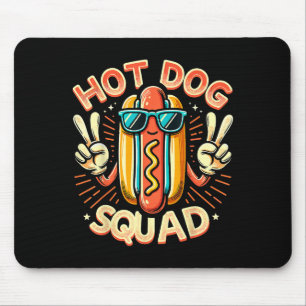 Hot Dog Squad Hot Dog Stand Team Hotdog Crew für m Mousepad
