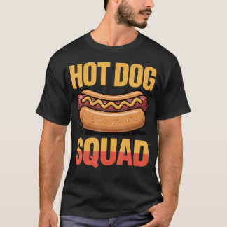 Hot Dog Squad Lustige Foodie-Liebhaber Sommerfest T-Shirt