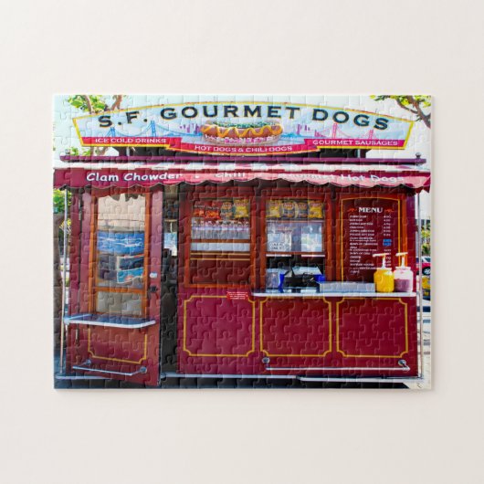 Hot Dog Stand Kalifornien. Puzzle (Horizontal)