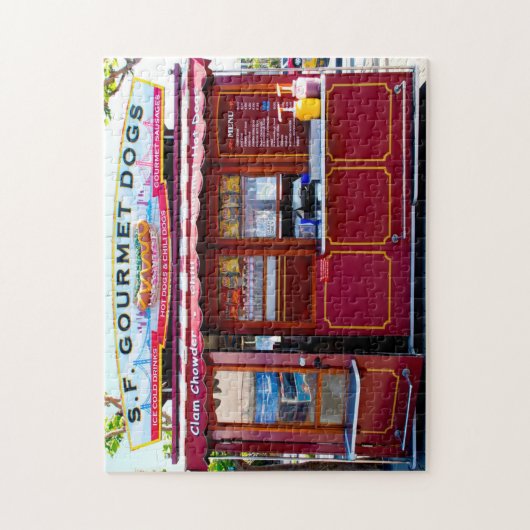 Hot Dog Stand Kalifornien. Puzzle (Vertikal)
